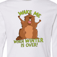 thumbnail image 4 of Inktastic Groundhog Day Wake Me when Winter is over Long Sleeve Youth T-Shirt, 4 of 5