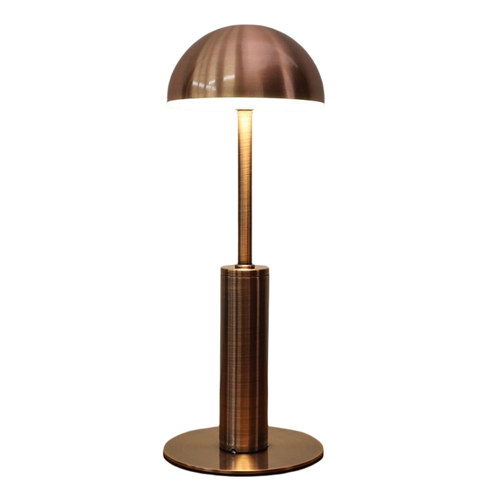 Modern Table Lamp Bar Decor Desk Restaurant Battery Bronze