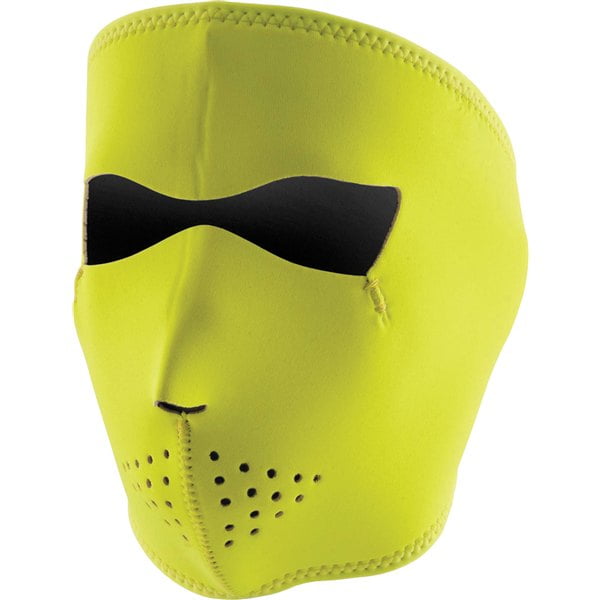ZANheadgear Neoprene Face Mask (High Visibility Lime, One Size) by Zan Headgear