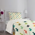 thumbnail image 5 of Ambesonne Dog Lover Quilted Bedspread Set 2 Pcs, Polka Dot Terriers, Twin Size, Multicolor, 5 of 6