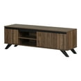 thumbnail image 2 of South Shore Flam TV Stand with Doors for TV up to 60", in Natural Walnut, 2 of 15