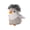 Grey, variant on Black Black Realistic Sparrow Plush Toy For Home Office Desk Decoration Cute Stuffed Animal 13Cm