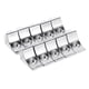 thumbnail image 1 of Esquina de pared de aleación de Zinc, soporte de estante con 7 formas + ventosa para tablero de madera de vidrio, 10 Uds., 1 of 8