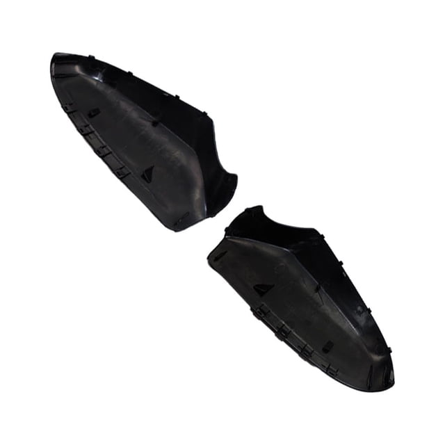 Riwesomey 2x cubierta negra del espejo retrovisor del coche, fácil de instalar, mejora la seguridad, no se decolora fácilmente Automoción decorativa y accesorios