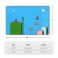 thumbnail image 7 of Super Mario Area Rug, Large Rugs For Living Room Bedroom Kitchen, Ultra Soft Flannel Rug For Dining Room Playroom, Non-Slip Carpet, Super Absorbent, Machine Washable, 7 of 7
