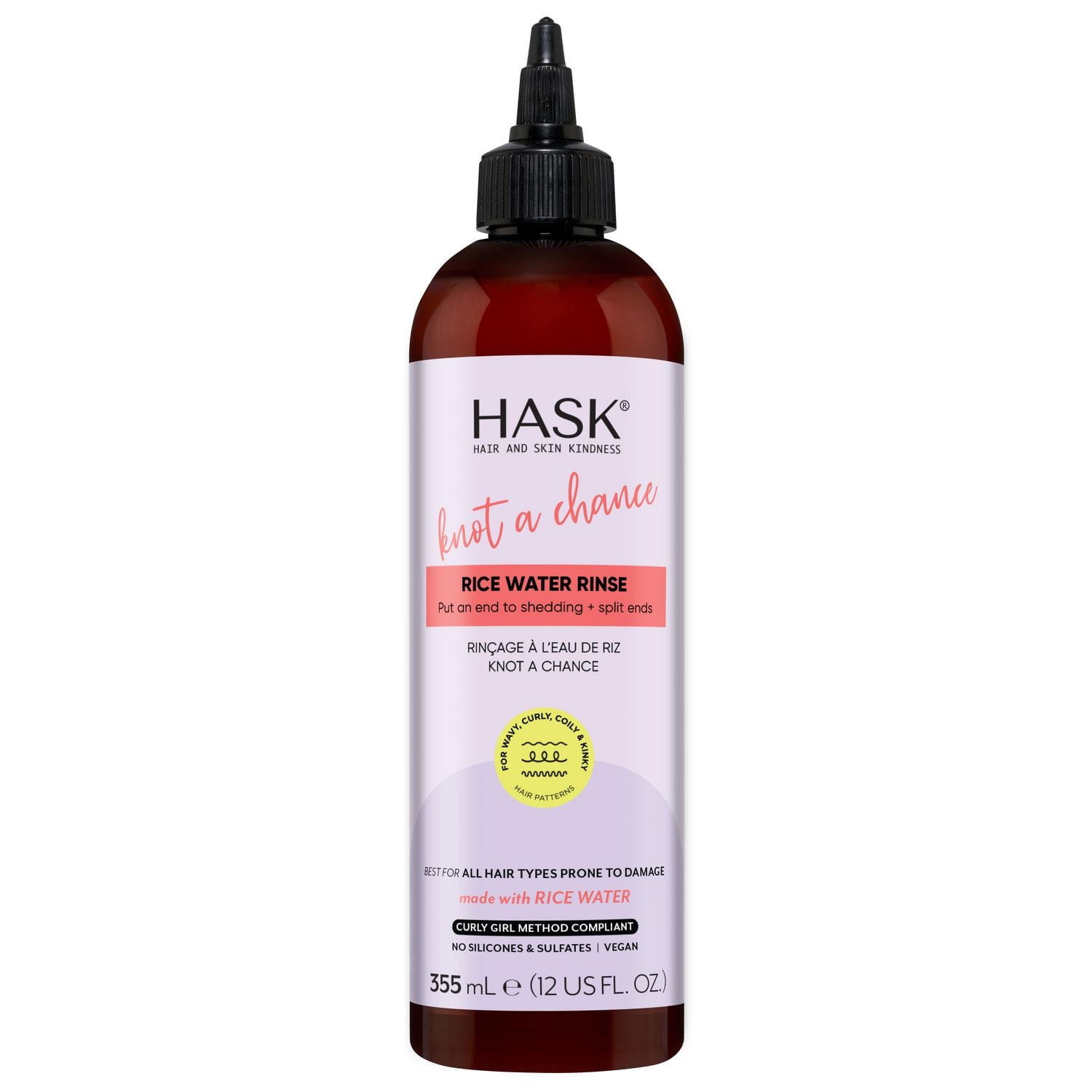 Split Don Rinse Hask Texture Series Knot a Chance Rice Water Rinse Put an end to ...