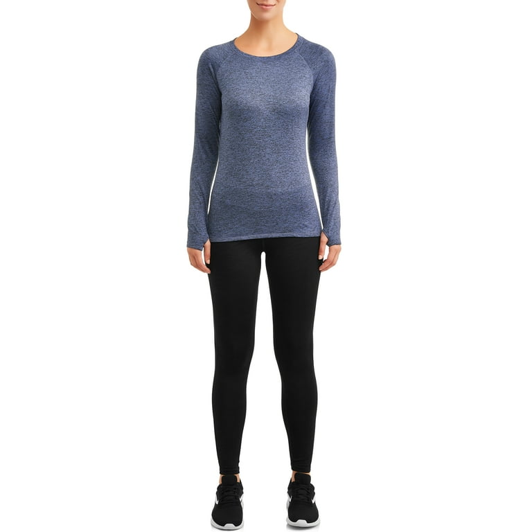 ClimateRight by Cuddl Duds Women's Plush Warmth Crew Neck Base Layer Top, Sizes  XS to 4X 