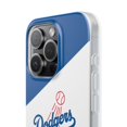 thumbnail image 3 of iPhone Flexible Case Dodgers Logo Los Angeles American Baseball Sports Fan - iPhone 15 Pro, 3 of 6