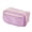 Light purple, variant on HOMEIORA Large Pencil Case Pouch, Pencil Box Holder Organizer with 4 Compartments, Pen Bag Wide Opening, with A Transparent Compartments - Light Purple, 1 Pack