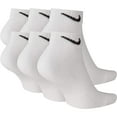 thumbnail image 2 of Men's Nike 6-pack Everyday Cushion Low-Cut Training Socks Color: White Size: 8-12, 2 of 2