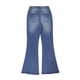 thumbnail image 5 of TaTaai Women Stretch Slim High Waisted Flared Jeans Street Fashion Casual Denim Pants with Pockets for Daily Gift, 5 of 7