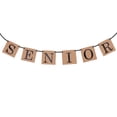 thumbnail image 1 of 3m Kraft Paper Banner with SENIOR Letters Hanging Pennant Banner Flagsfor Graduation Party Decor (Black), 1 of 7