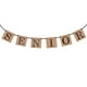 thumbnail image 1 of Banner de papel Kraft de 3 m con letras MAYORES colgando banderas de banderines para decoración de fiesta de graduación (negro), 1 of 5