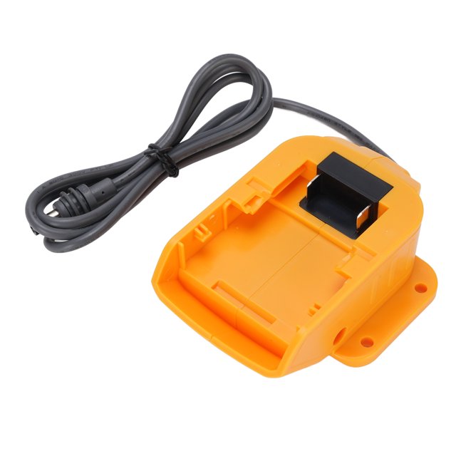 Battery Adapter Power Cable, Portable Battery Power Adapter ABS Copper for DCB203 DCB204 DCB206