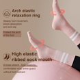 thumbnail image 3 of Yoga Pilates Socks with Grips for Women, Non Slip Grips Cotton Socks for Barre, Ballet, Dance, Workouts, 3 of 6