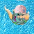 thumbnail image 2 of Child Boys Girls Printed Swimming Caps Beach Clothes Size One Size, 2 of 3