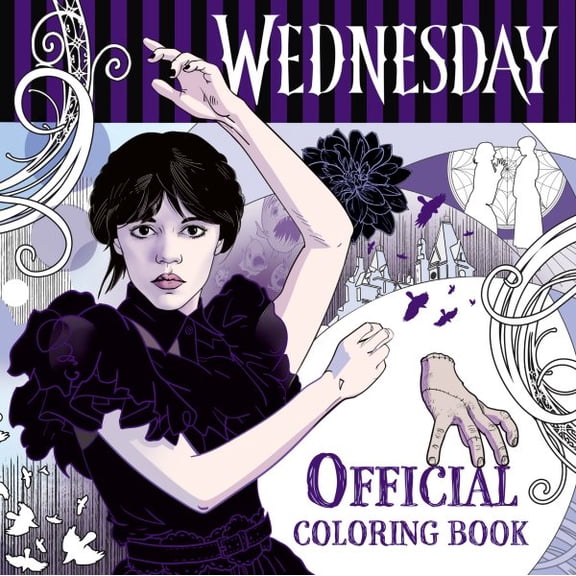Pre-Owned Wednesday Official Coloring Book: The Official Coloring Book Paperback