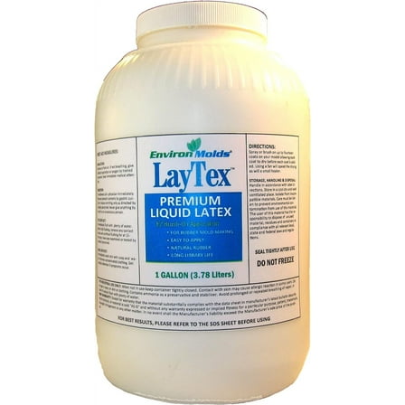 EnvironMolds LayTex Liquid Latex Mold Making Rubber, 1-Gallon