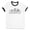 White/Black, variant on Skyline Louisville Kentucky Ringer Tee Shirt Unisex Large White/Black