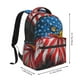 thumbnail image 2 of Fotbe Eagle Head With American Flag Mochila Casual con Estampado para Escuela, Viajes y Actividades al Aire Libre - Duradera, Ligera y Cómoda, 2 of 5