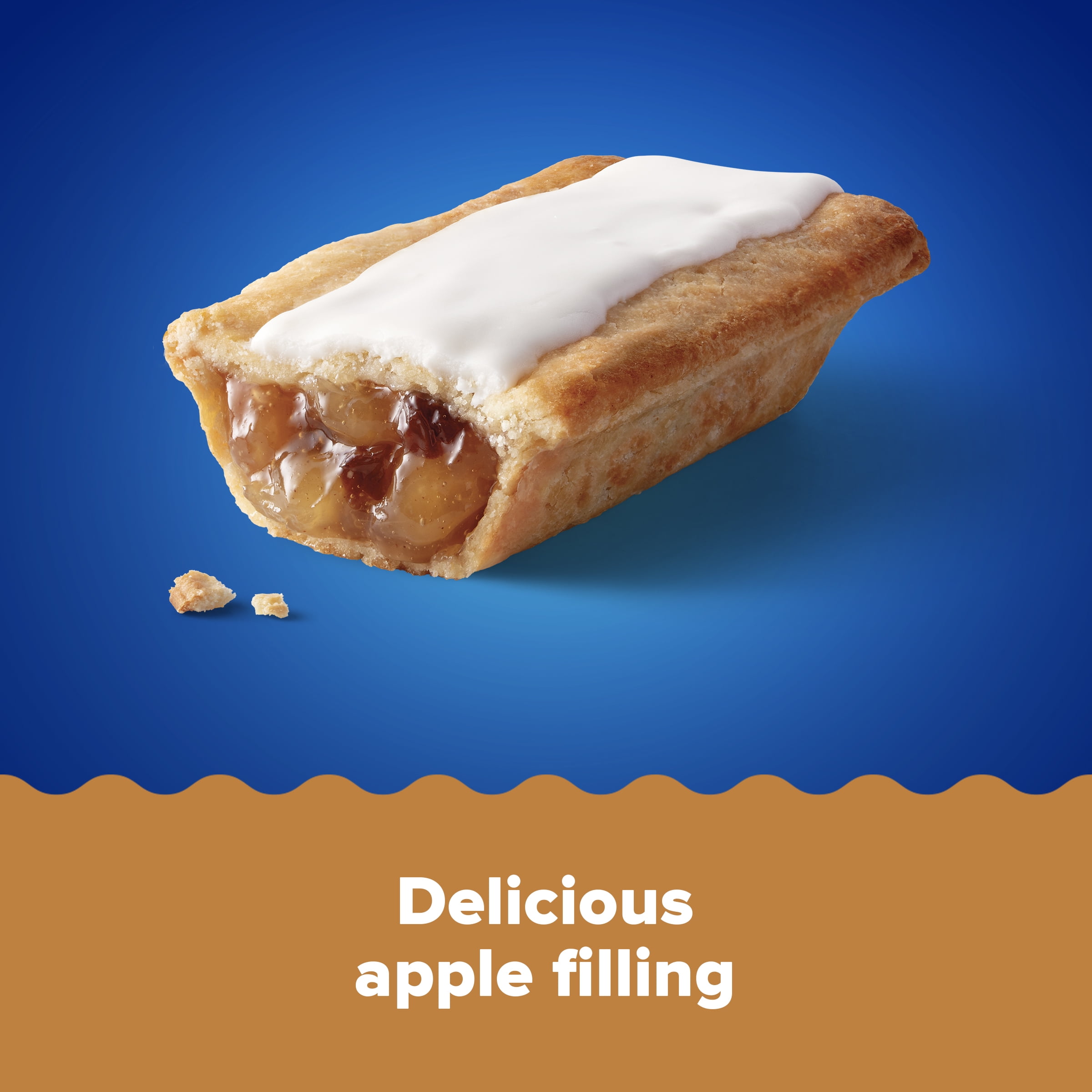 Tastykake French Apple Baked Pie with icing, 4 oz (113g)
