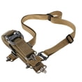 thumbnail image 1 of Mignova Retro Tactical Quick Detach QD 1 2 Point Multi Mission 1.2" Adjust Shoulder Strap,Outdoor Portable Tactic Multi-function Single Point Hanging Sling Hunting Gun Strap Belt (Brown), 1 of 6