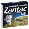 Zantac 150 Acid Reducer, Maximum Strength Tablets, 8 Count