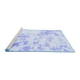 thumbnail image 2 of Ahgly Company Machine Washable Indoor Rectangle Abstract Blue Modern Area Rugs, 6' x 9', 2 of 4