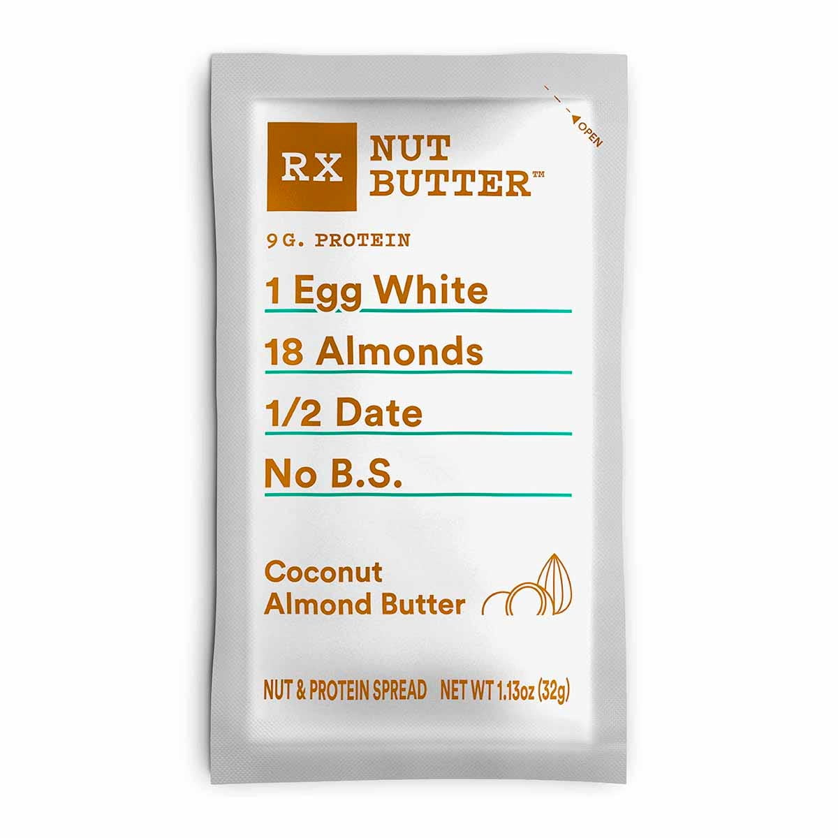 RX Nut Butter Coconut Almond Butter, Single Serve Packet, 1 Ct