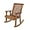 Oak Stain, variant on Amish Heavy Duty 600 Lb Roll Back Pressure Treated Rocking Chair (Unfinished)