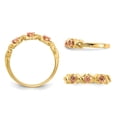 thumbnail image 2 of 10K Yellow and Pink Gold Rose Flower Ring, 2 of 4