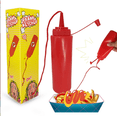 thumbnail image 2 of Mischief Botella Set Novedad Rojo Ketchup Botella Juguete Truco | Realista Buscando Broma Botellas para Entretenimiento Bromas Día de los Inocentes Sorpresa Escritorio, 2 of 7