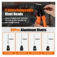 thumbnail image 4 of RG1 Heavy Duty Riveter Set Pop Rivet Gun 120Pcs Blind Rivets Assortment Kit Hand Tools Rivet Nut Tool ,More Helpful and Safe, 4 of 6