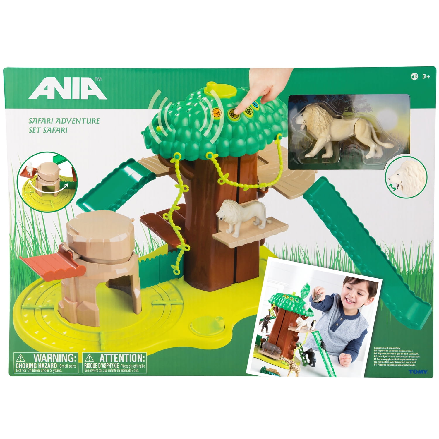 New Ania Safari Adventure Playset & White Lion Figure Animal Official 