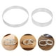 thumbnail image 4 of 2 uds anillos de pastel de acero inoxidable para hornear cortadores de postres redondos cortadores de galletas cortadores de pasteles herramientas de pastelería para pasteles y galletas, 4 of 5