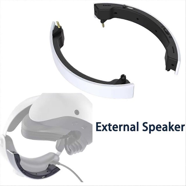 For PS VR2 VR Helmet External Speaker Portable Stereo Audio Amplifier
