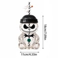 thumbnail image 2 of 20OZ Christmas Horror Nightmare Night Glass Cup with Straw, Nightmare Jack Clear Tumbler with Beanie Hat Lid and Scarf, Cute Novelty Drinkware, Christmas Jack Clear Glass Cup Collectibles Gifts -2PCS, 2 of 6