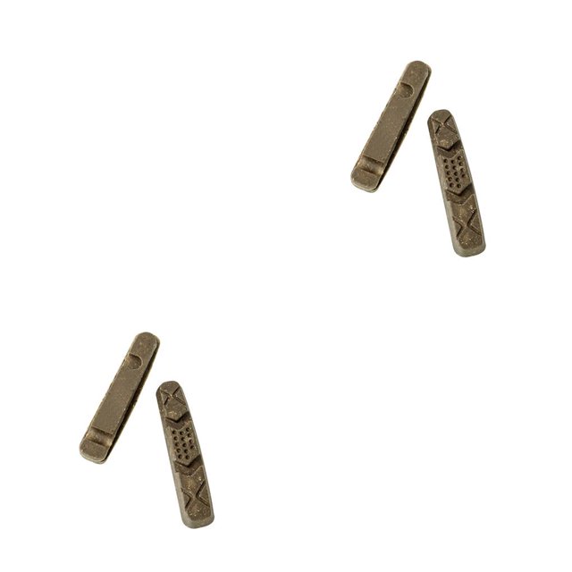 Toystoory 1 par de pastillas de freno, bloque de tope de rueda resistente al desgaste, piezas de bloques de freno, accesorios de ruedas, pieza de bicicleta Type3 NO3 Toystoory CBP226794