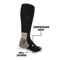 thumbnail image 7 of Wrangler Men's Ultimate Comfort Crew Socks, Work Socks for Men, Grey/Black, 6 Pack, 7 of 7