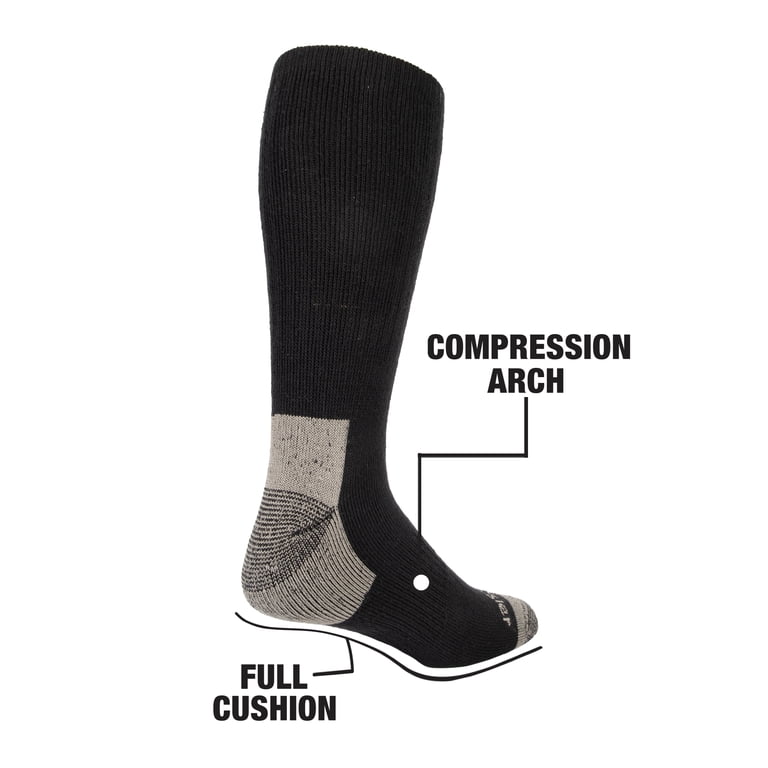 Wrangler Men's Relaxed Fit Crew Socks 6-Pack, Full Cushion photo 5