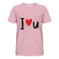 thumbnail image 3 of Dxzfnsa Round Neck Graphic Tees for Men Summer Mens Fashion Valentines T-Shirts Loose Casual Short Sleeve Sports Blouses, 3 of 3