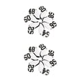 thumbnail image 3 of Greeniant Paquete de 7 Iron Driver Golf Club Cover Putter Headcovers Set Protector reemplazable Outdoor Guard Sleeve Accesorios Regalos Blanco blanco 2piezas Greeniant CBP215171, 3 of 6