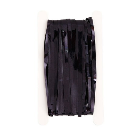 

Black Foil Curtain Backdrop for Halloween Party Birthday Wedding Decorations