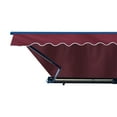thumbnail image 3 of ALEKO AWCL13X10BURG37 Motorized LED Half Cassette Retractable Awning 13 X 10 Feet, Burgundy, 3 of 9