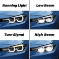 thumbnail image 5 of PENSUN Fit 2013-2015 BMW F30 3-Series U Ring LED Angel Eyes Projector Headlight, 5 of 5