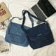 thumbnail image 4 of BRIGHTFUFU Tela vaquera Vintage Cross Body Casual Messenger Bag Bandolera Clutch para mujeres niñas (azul oscuro), 4 of 7