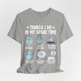 thumbnail image 2 of Unisex Things I Do In My Spare Time Cruise Cotton Shirt, 2 of 12