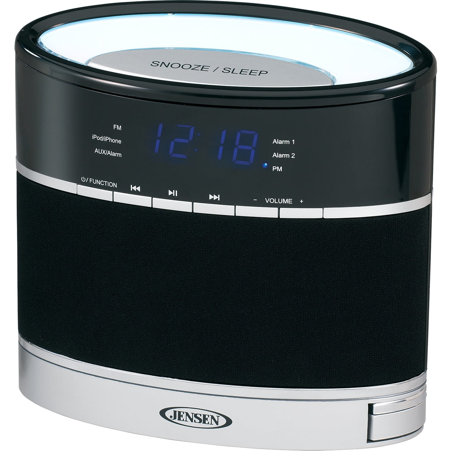 Jensen Docking Digital Music System for iPod and iPhone with Night Light - Walmart.com