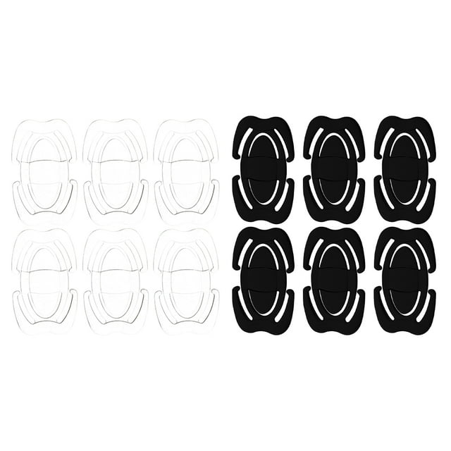 12 ganchos transparentes antideslizantes para sujetador, invisibles, de repuesto, para correas, accesorios para mujer.
