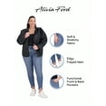 thumbnail image 7 of Alivia Ford Plus Size Jeans for Women – High Waisted Skinny Jeans for Women – 29” (16, Venice Wash), 7 of 7